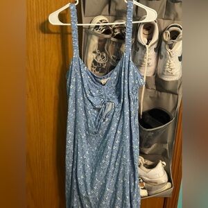 Aeropostale Blue Floral Mini Dress